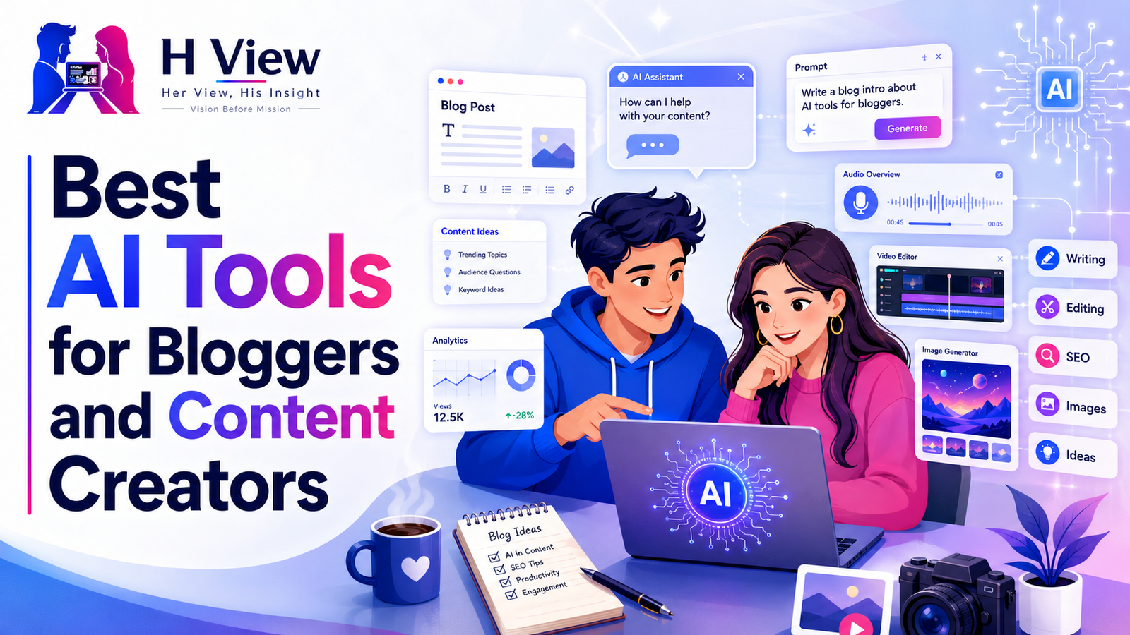 Best AI Tools for Bloggers and Content Creators