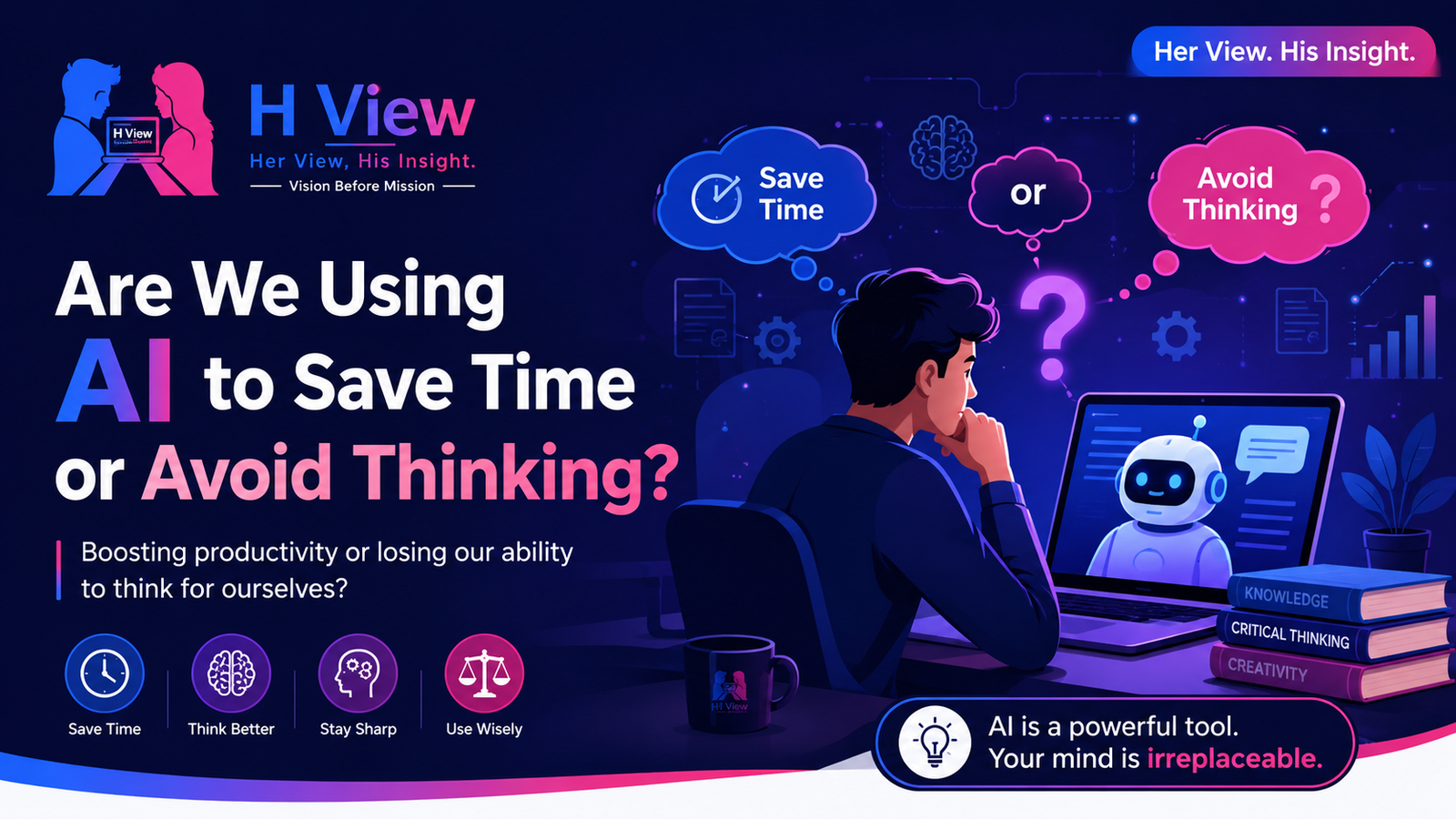 Are We Using AI to Save Time or Avoid Thinking?