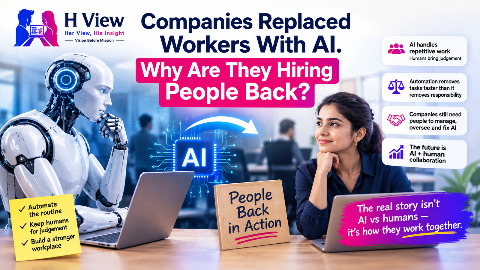 Companies Replaced Workers With AI. Why Are Some Hiring People Back?