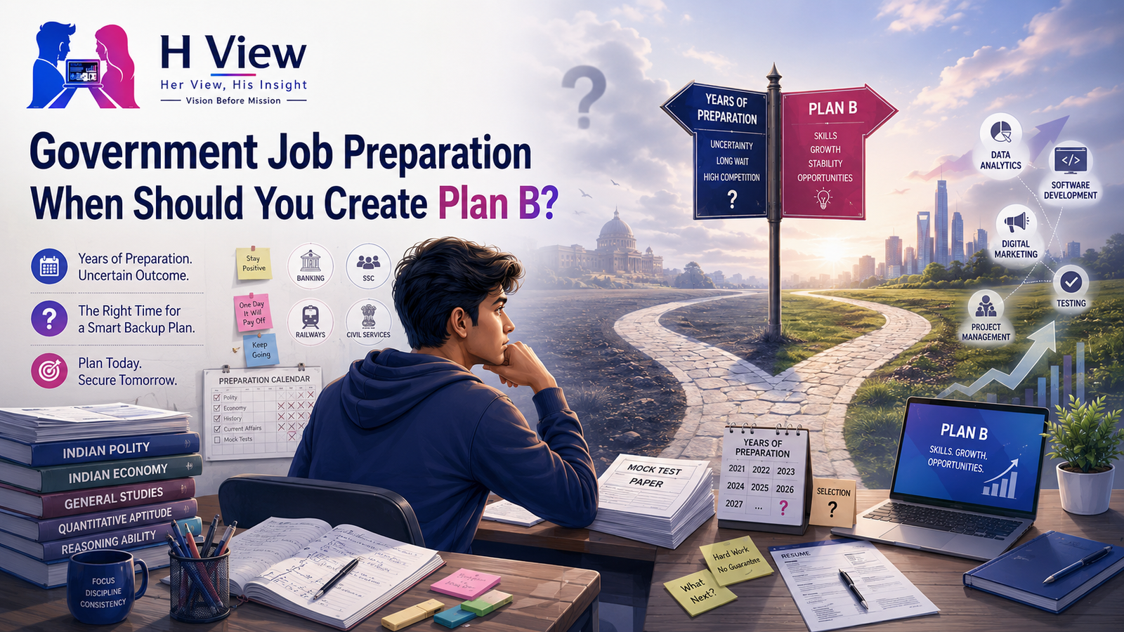 Preparing for a Government Job for Years—When Should You Create a Plan B?