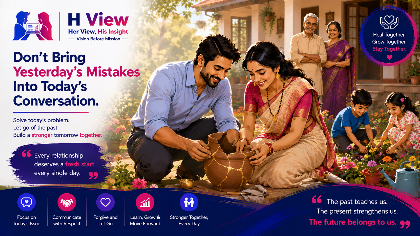 Don't Bring Yesterday's Mistakes Into Today's Conversation