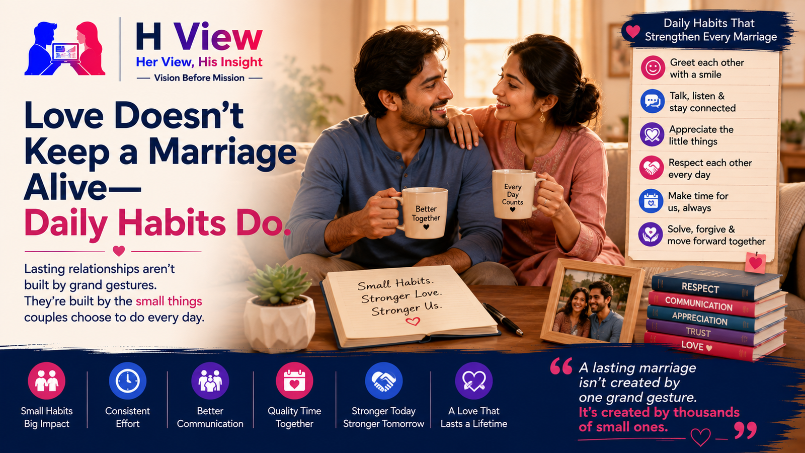 Love Doesn't Keep a Marriage Alive—Daily Habits Do