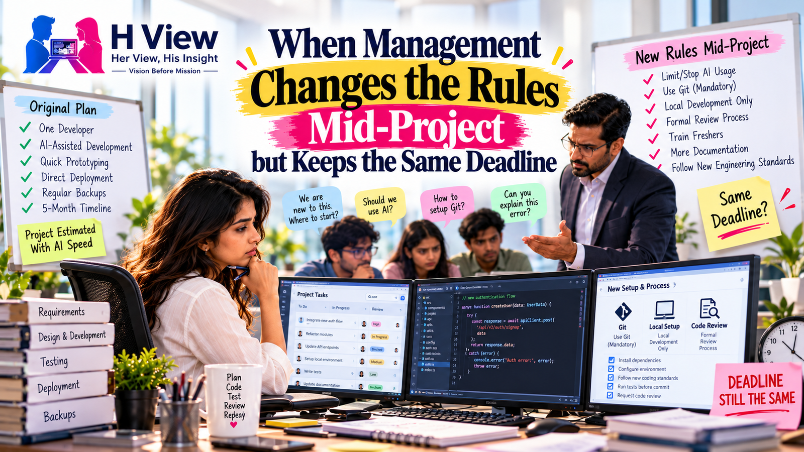 When Management Changes the Rules Mid-Project but Keeps the Same Deadline